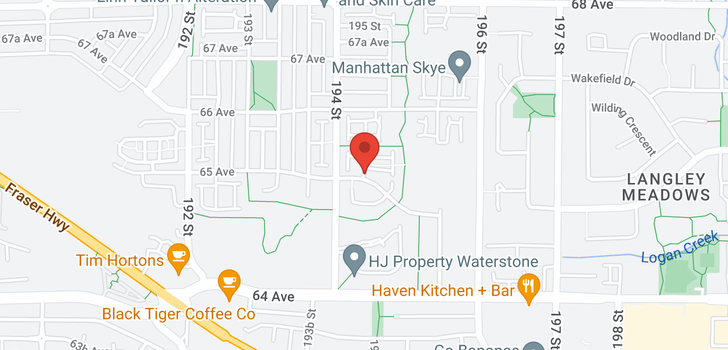 map of 19 19455 65TH AVENUE